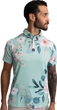 Easy.Eagle Easy Eagle Floral-La-Tour Men's Polo Shirt