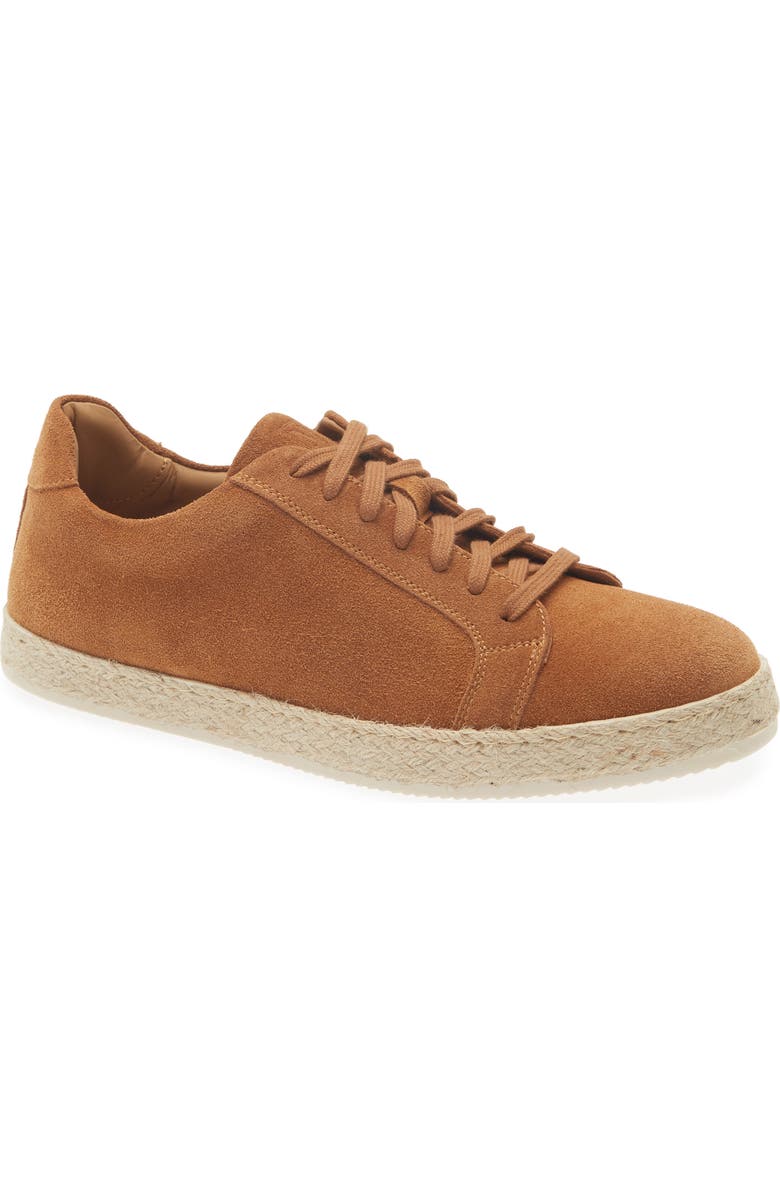 Bruno Magli Amalfi Lace-Up Sneaker, Main, color, Cognac Suede