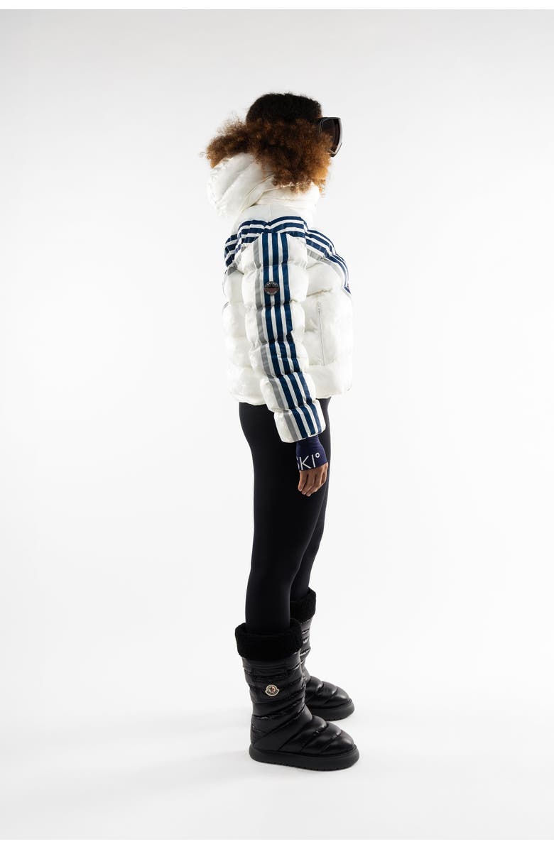 Malibu Ski Club Monogram Mountains Jacket, Alternate, color, White