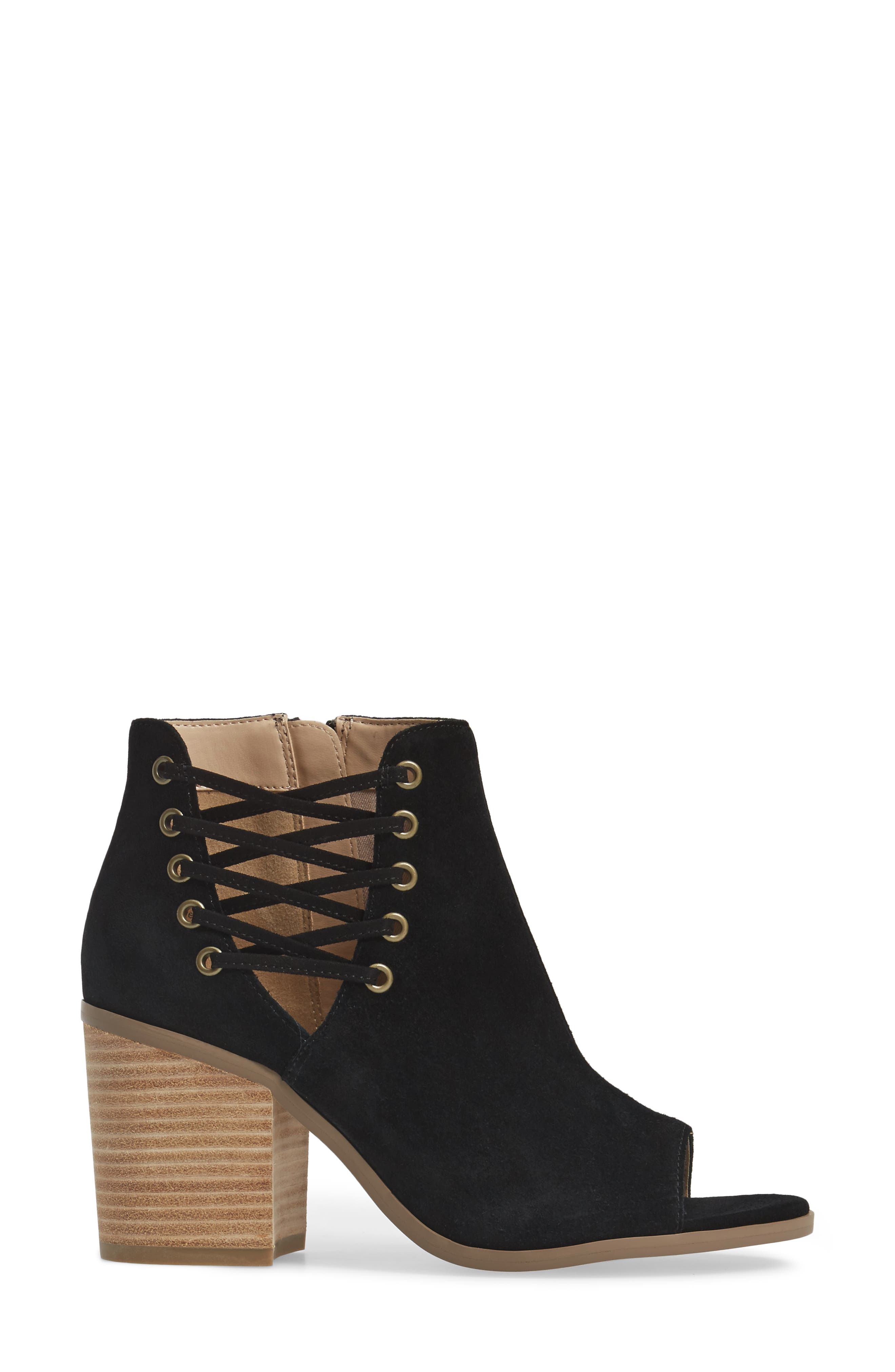 Sole Society Beechwood Peep Toe Bootie, Alternate, color, 