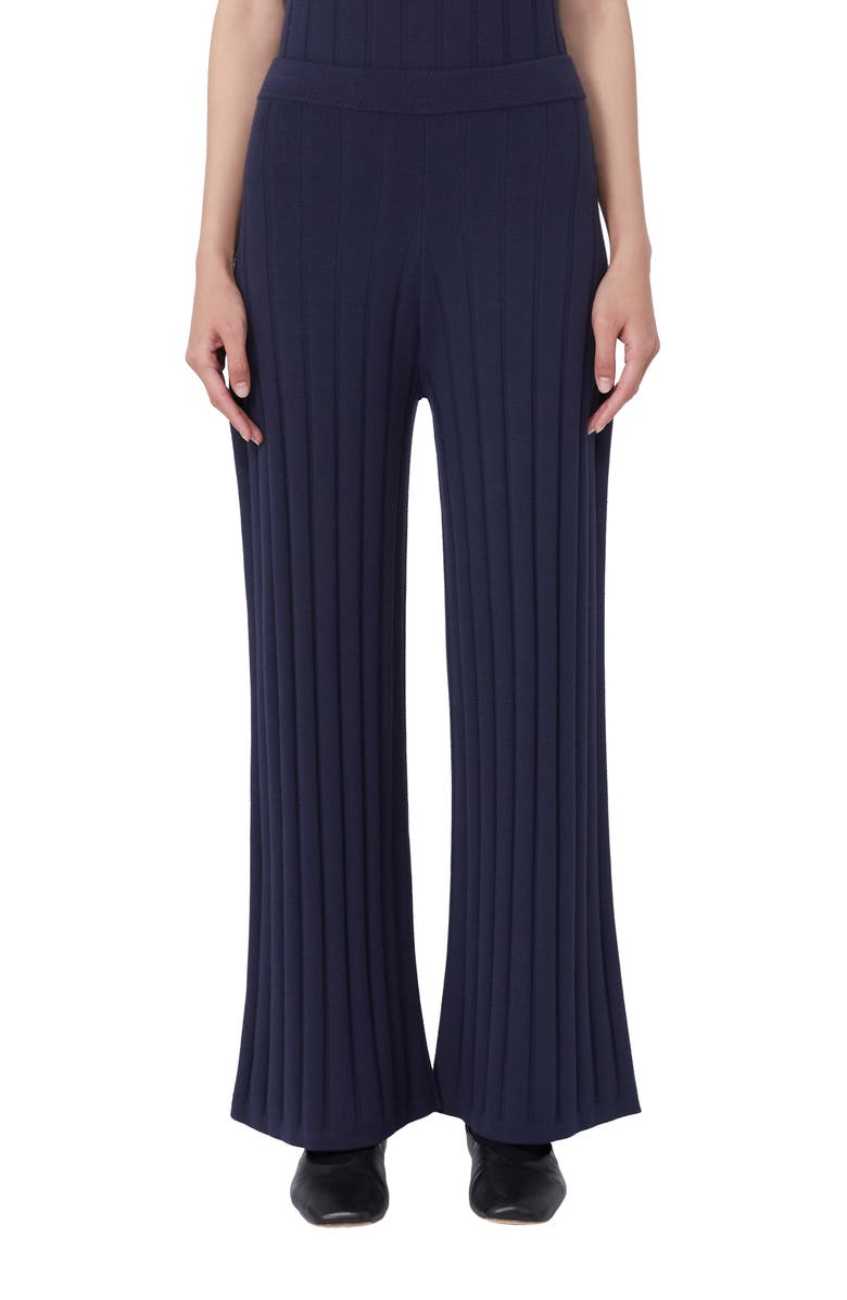 MM by Max Mara Tema Wide Leg Pants, Main, color, Ultramarine