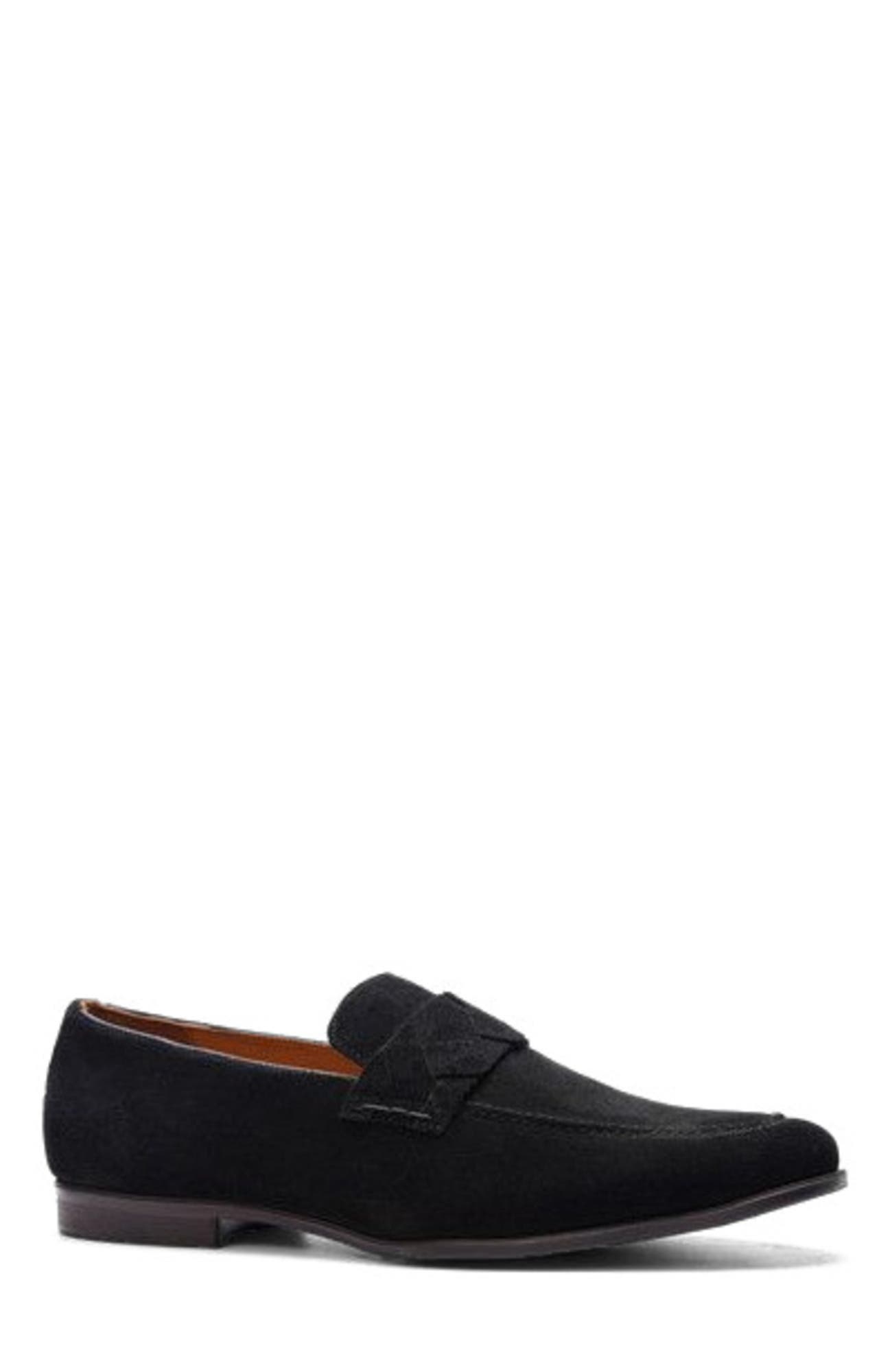 CARLOS SANTANA Groove Loafer, Main, color, Black Suede