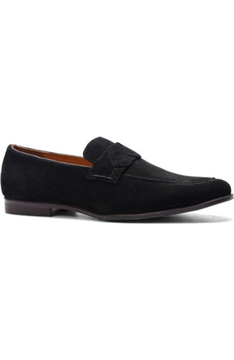 CARLOS SANTANA Groove Loafer, Main, color, Black Suede