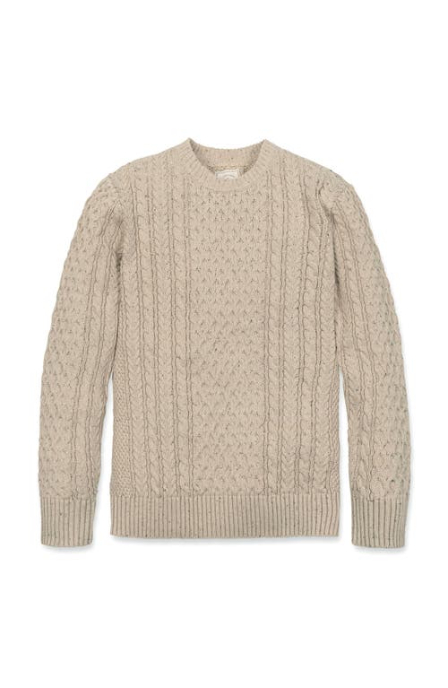 Hope & Henry Organic Cotton Fisherman Sweater In Multi