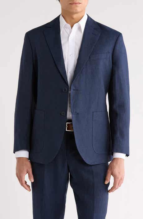 Nordstrom Henrik Trim Fit Solid Italian Linen Suit Separate Jacket