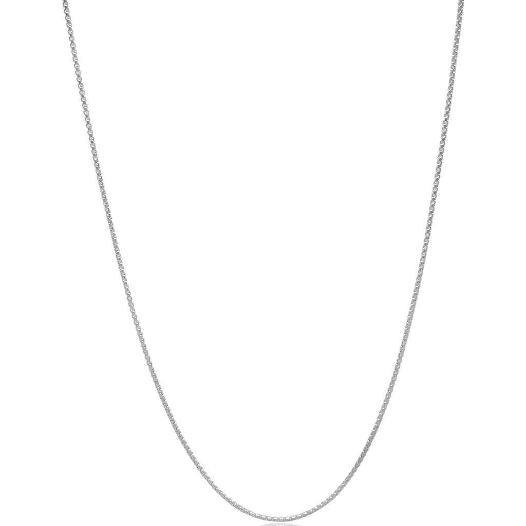 Donatello Gian Sterling Silver Roundbox Pendant Necklace In Silver