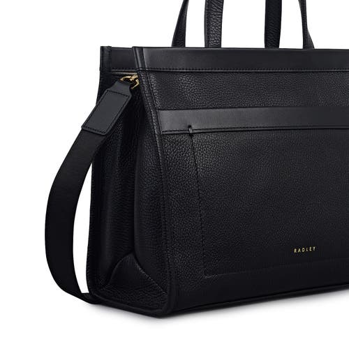 Radley Alba Place Small Ziptop Satchel Bag In Black