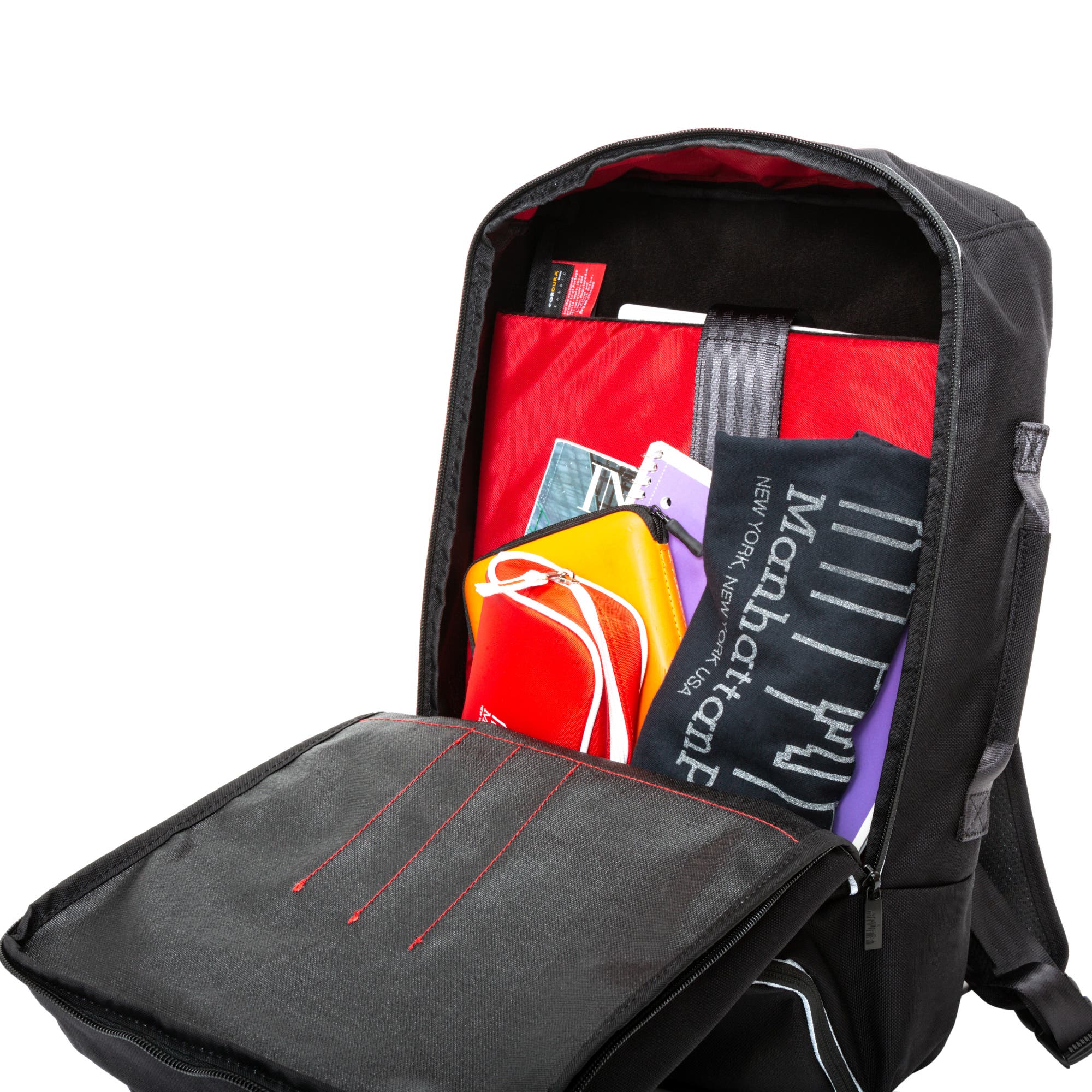 Manhattan Portage Driggs Backpack, Alternate, color, Black