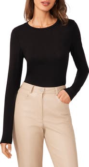 Halogen® Crewneck Long Sleeve T-Shirt