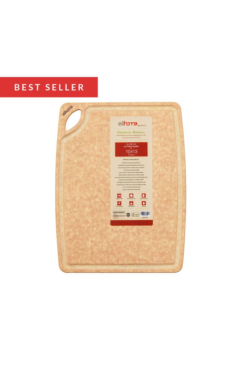 Elihome Classic Series 10 x 13 x 1/4 Cutting Board - Medium, Alternate, color, Natural