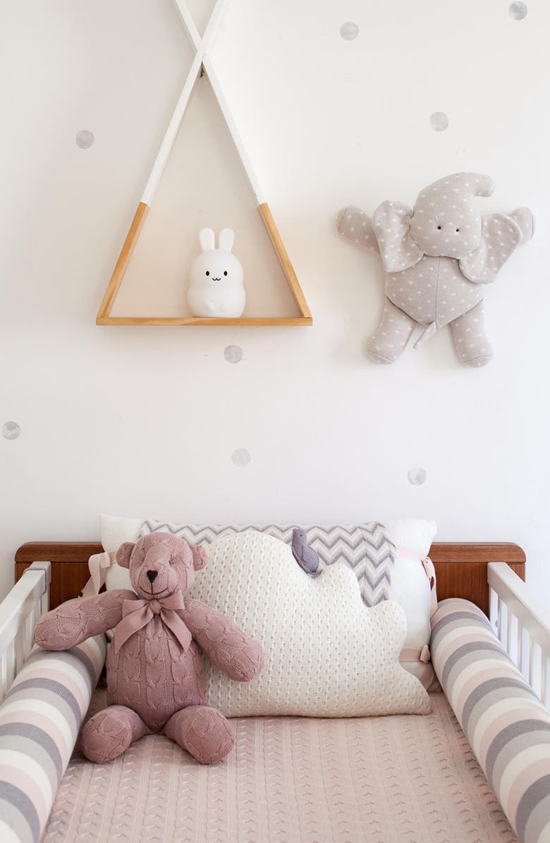 RIAN TRICOT Cable Knit Crib Blanket, Alternate, color, 