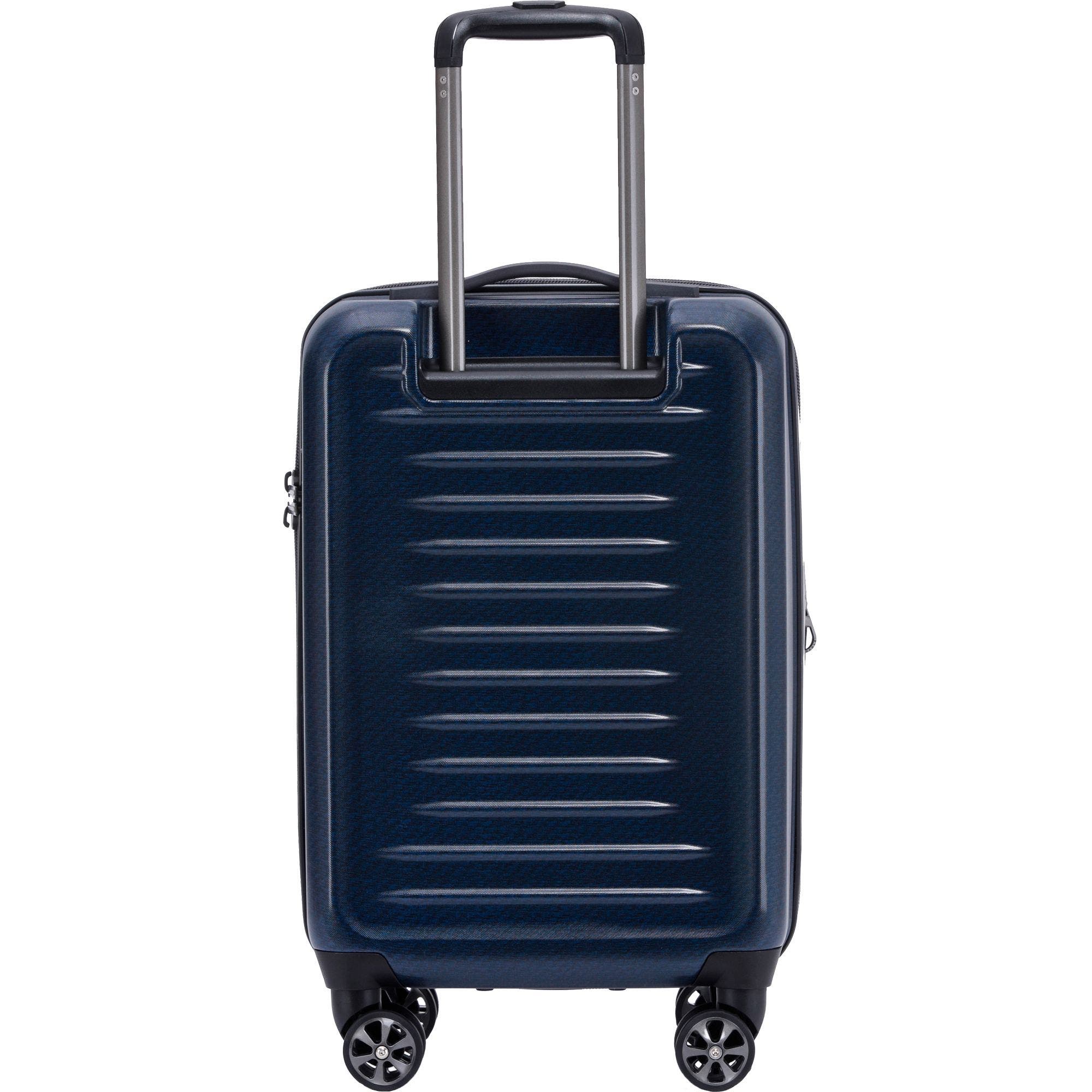 Spyder Rails 20 Inch Expandable Hardside Upright Suitcase, Alternate, color, Carbon Blue
