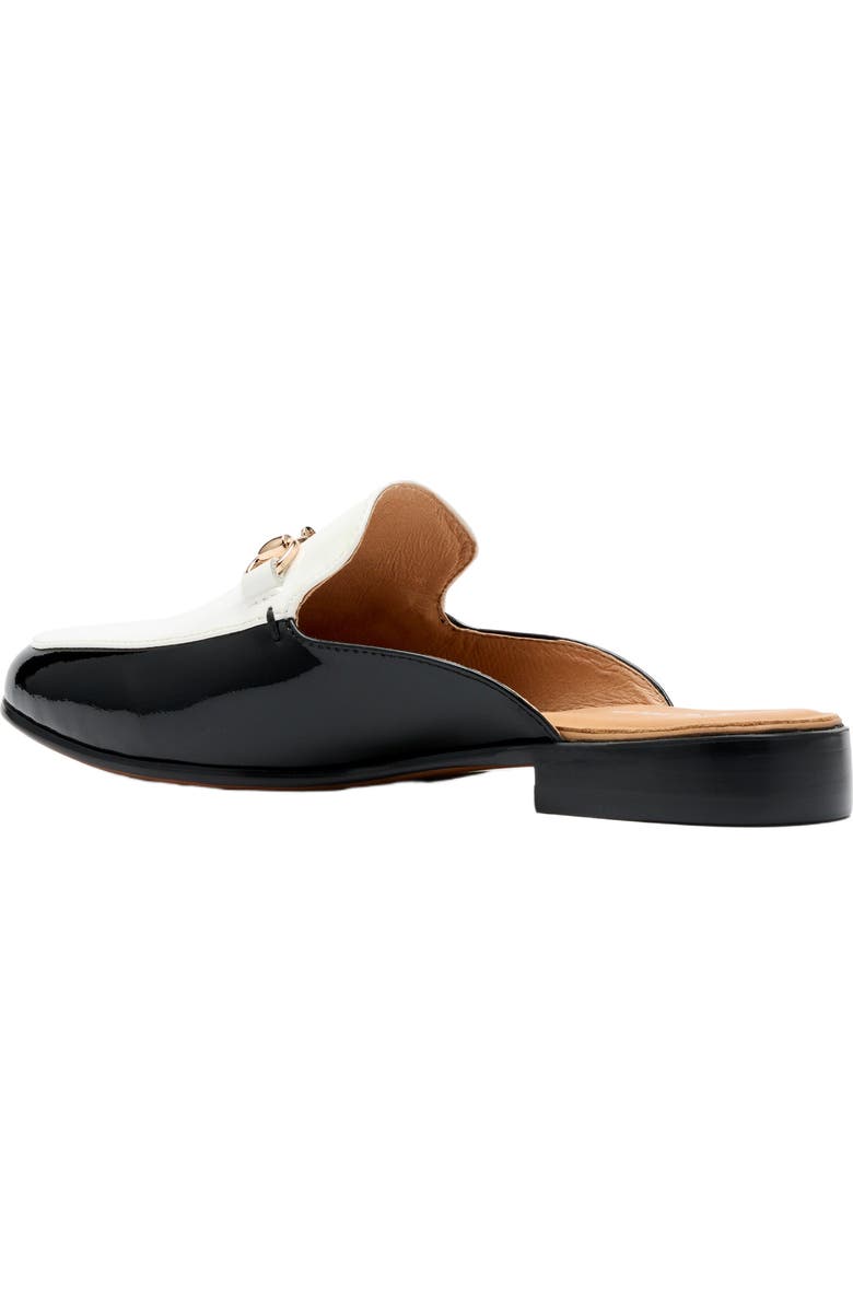 MARC NOLAN Ms. Del Sol Loafer Mule, Alternate, color, Black/White Patent