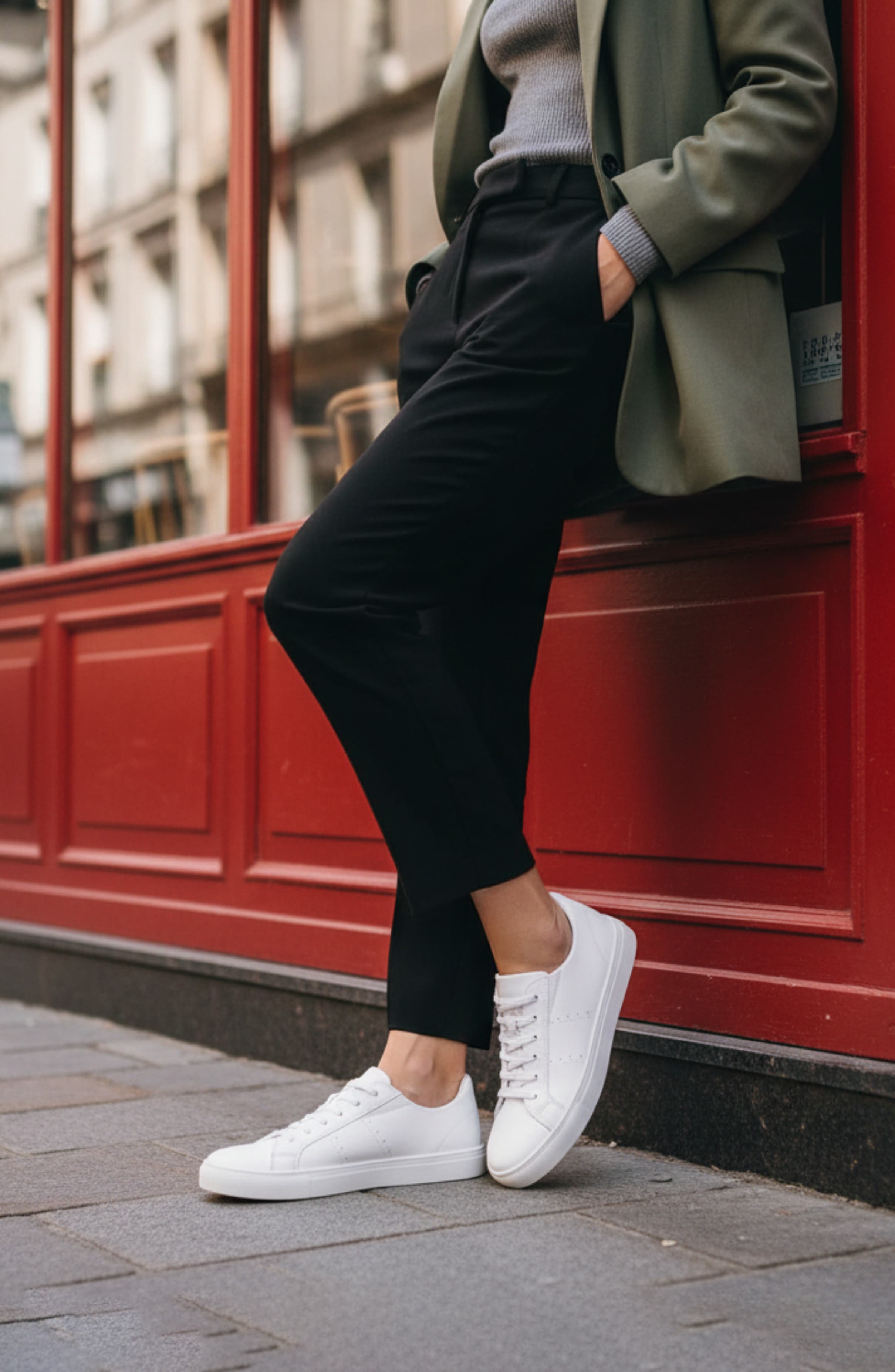 Robinson Street Low Top Sneaker, Alternate, color, WHITE