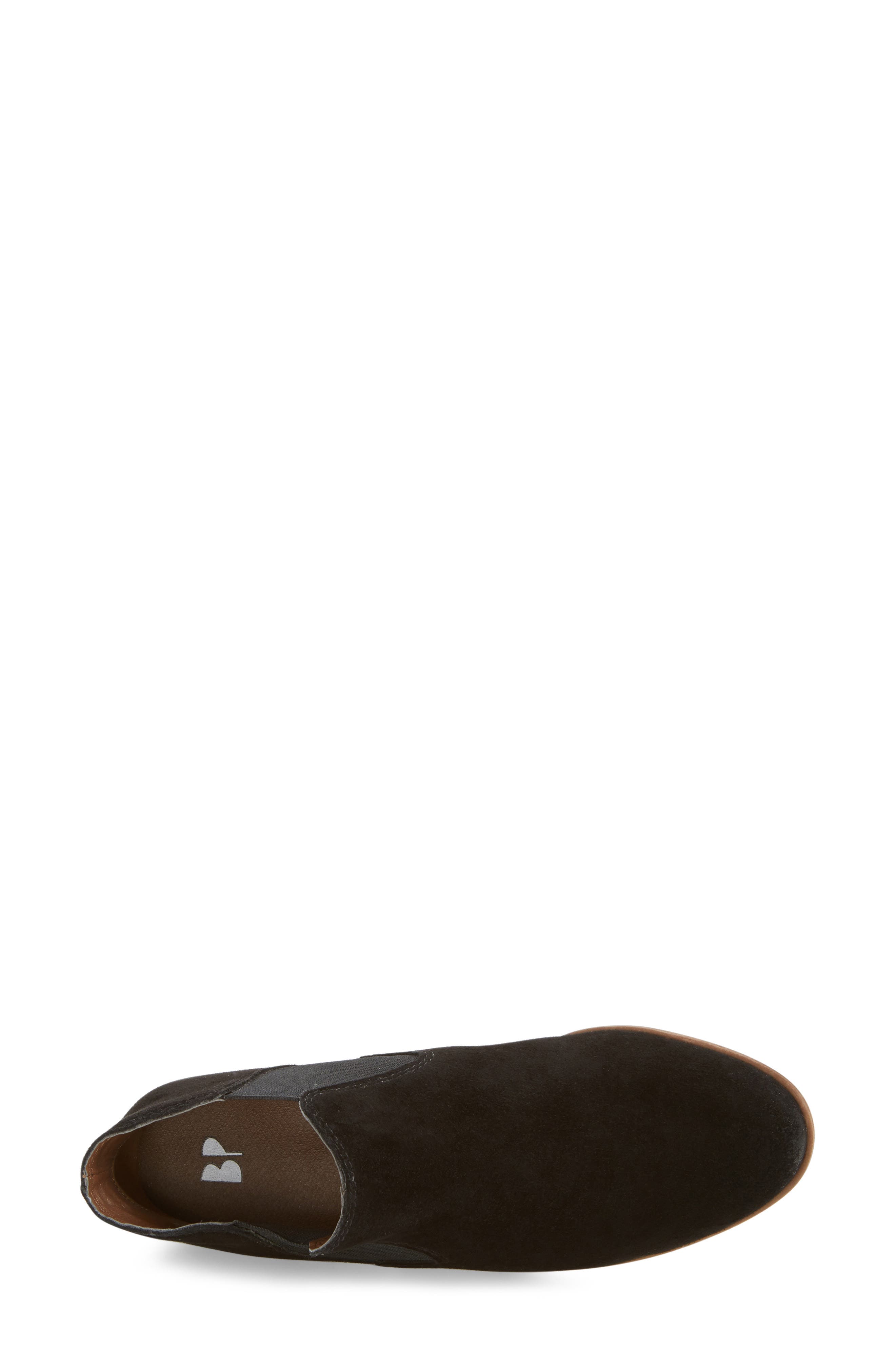 'Tripp' Bootie, Alternate, color, BLACK SUEDE