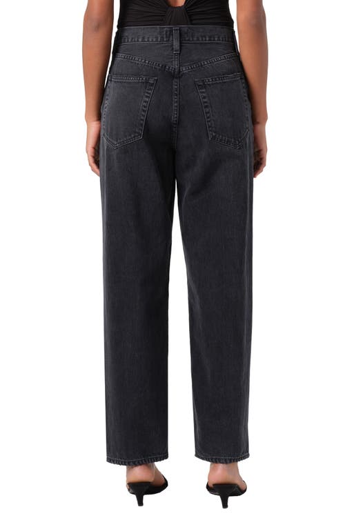 Shop Agolde V-waist Baggy Straight Leg Jeans In Hitch
