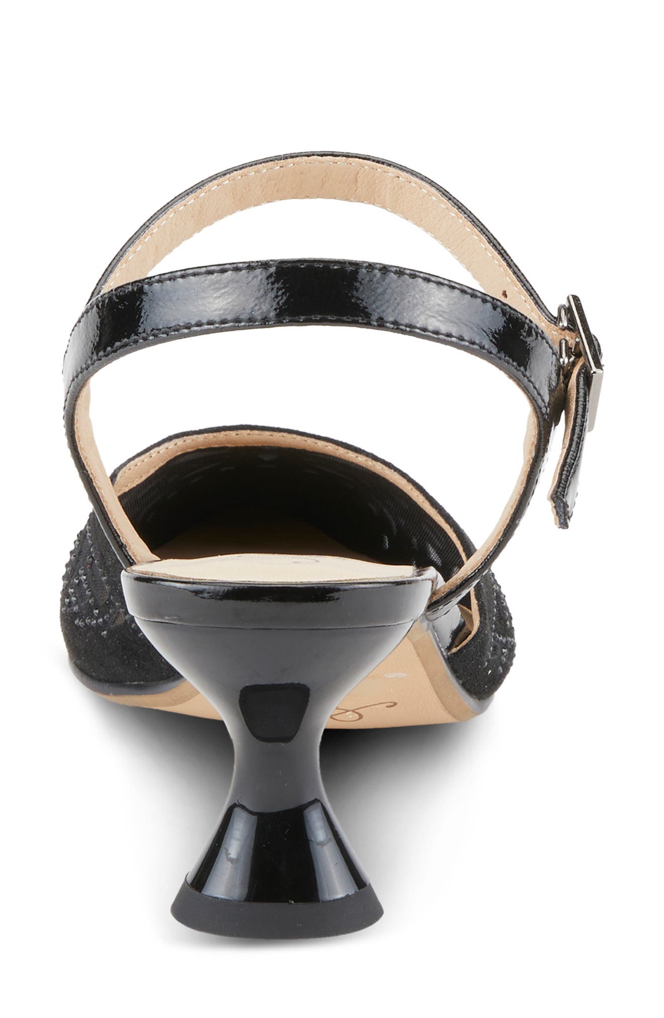 AZURA BY SPRING STEP Delicate Ankle Strap Pointed Toe Pump, Alternate, color, Black