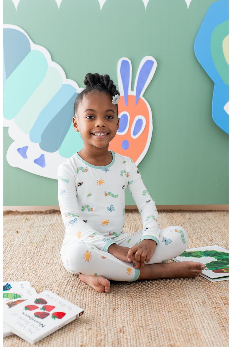 Kids' Fitted Two-Piece Pajamas, Alternate, color, THE VERY HUNGRY CATERPILLAR