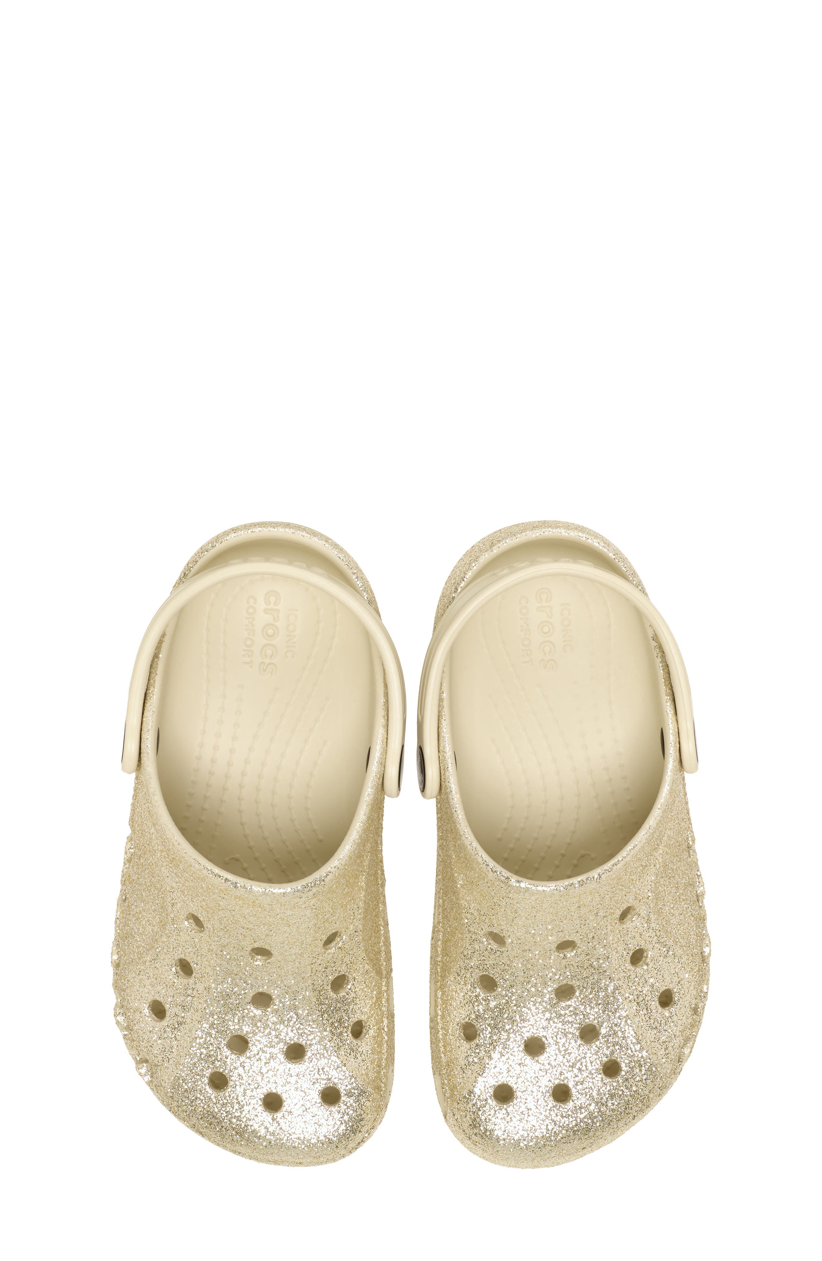 Baya Glitter Clog, Alternate, color, GOLD