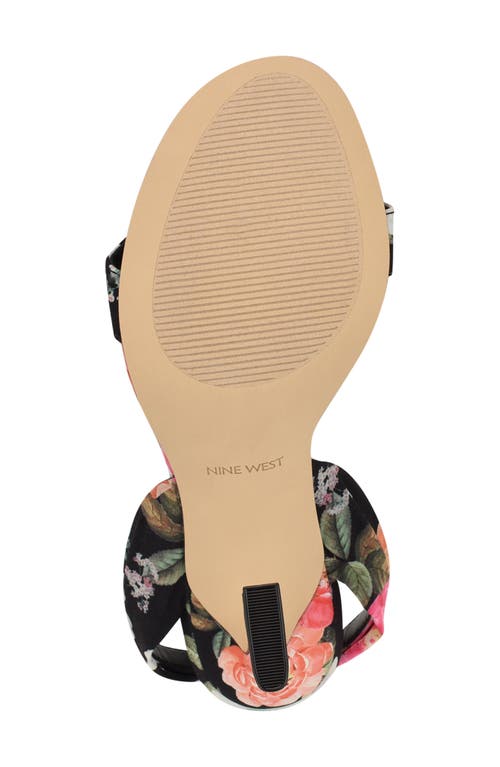 Nine West Kelsie Ankle Tie Sandal In Multi