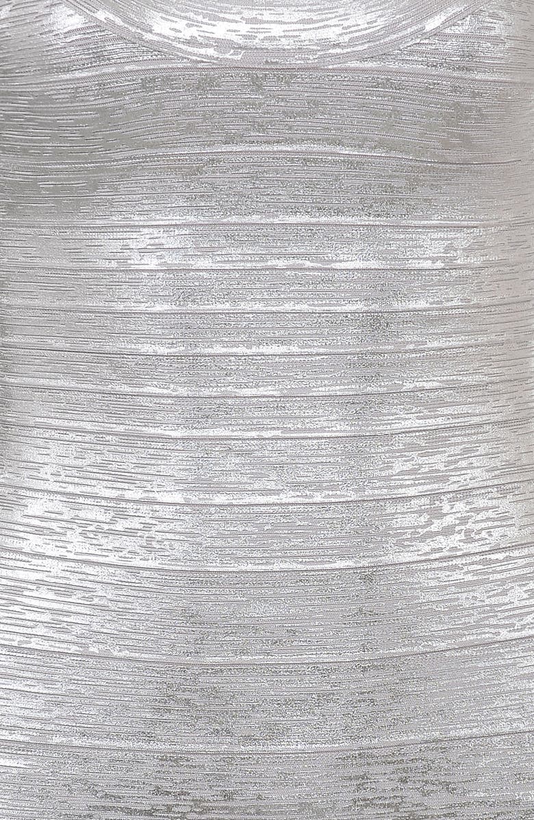 HOUSE OF CB The OG Bandage Minidress, Alternate, color, Silver