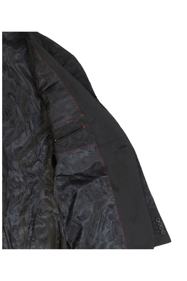 Eldridge Woven Blazer, Alternate, color, BLACK