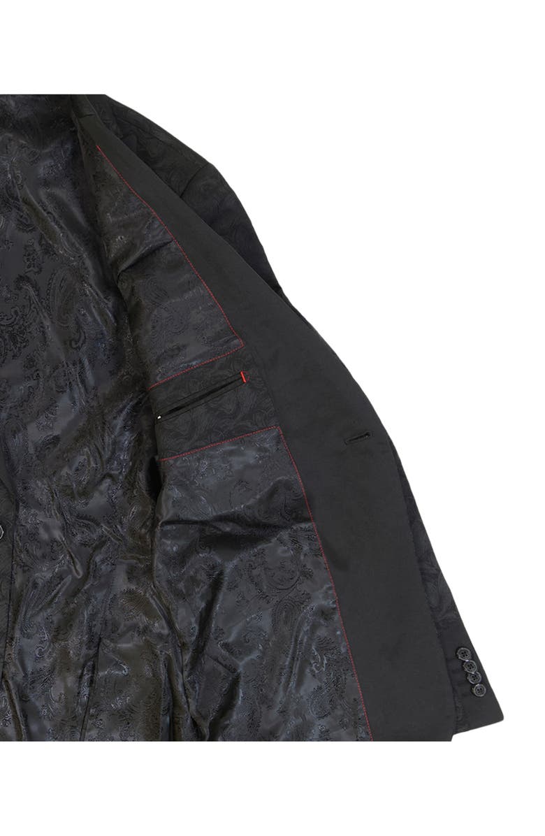 Robert Graham Eldridge Woven Blazer, Alternate, color, Black