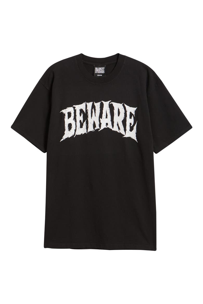 Beware My Bite Graphic T-Shirt, Alternate, color, BLACK