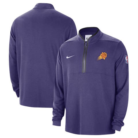 Men's Nike Purple Phoenix Suns 2024/25 Courtside Performance Half-Zip Top