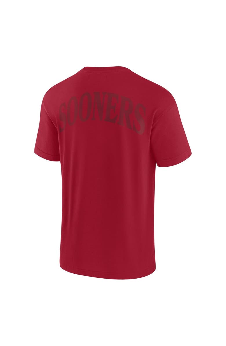 FANATICS Men's Fanatics Crimson Oklahoma Sooners Iconic T-Shirt, Alternate, color, Crimson