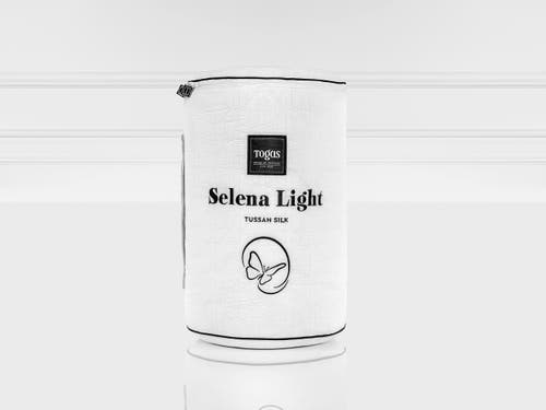 Togas Selena Light Tussah Silk Comforter In Neutral