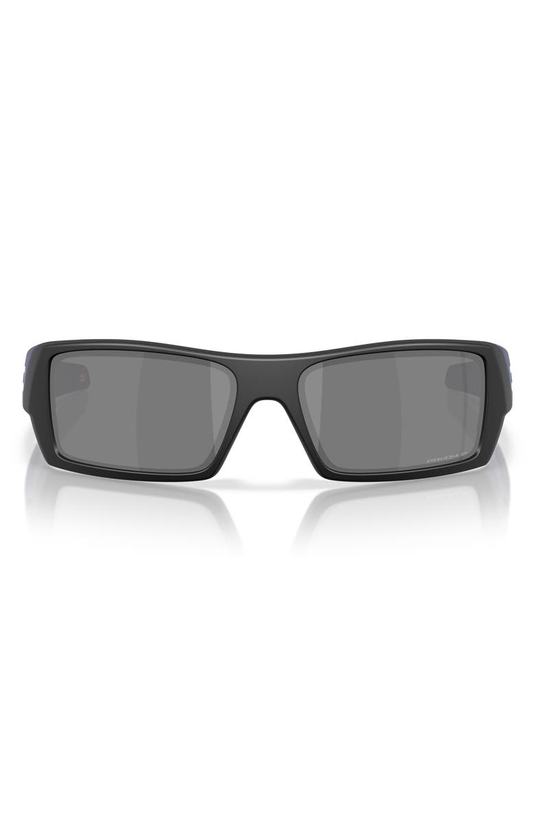 Oakley Gascan 60mm Polarized Rectangular Sunglasses, Alternate, color, Matte Black