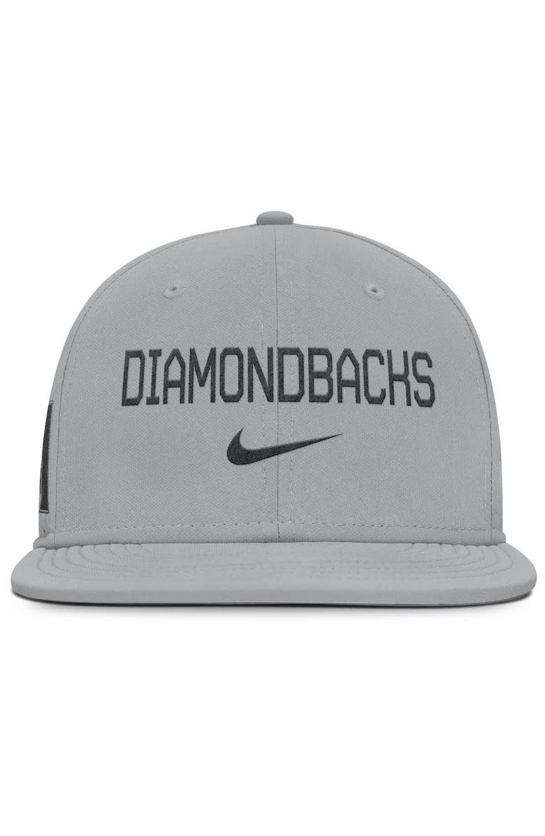 Nike Men's Nike Gray Arizona Diamondbacks True Performance Fitted Hat, Alternate, color, Gray