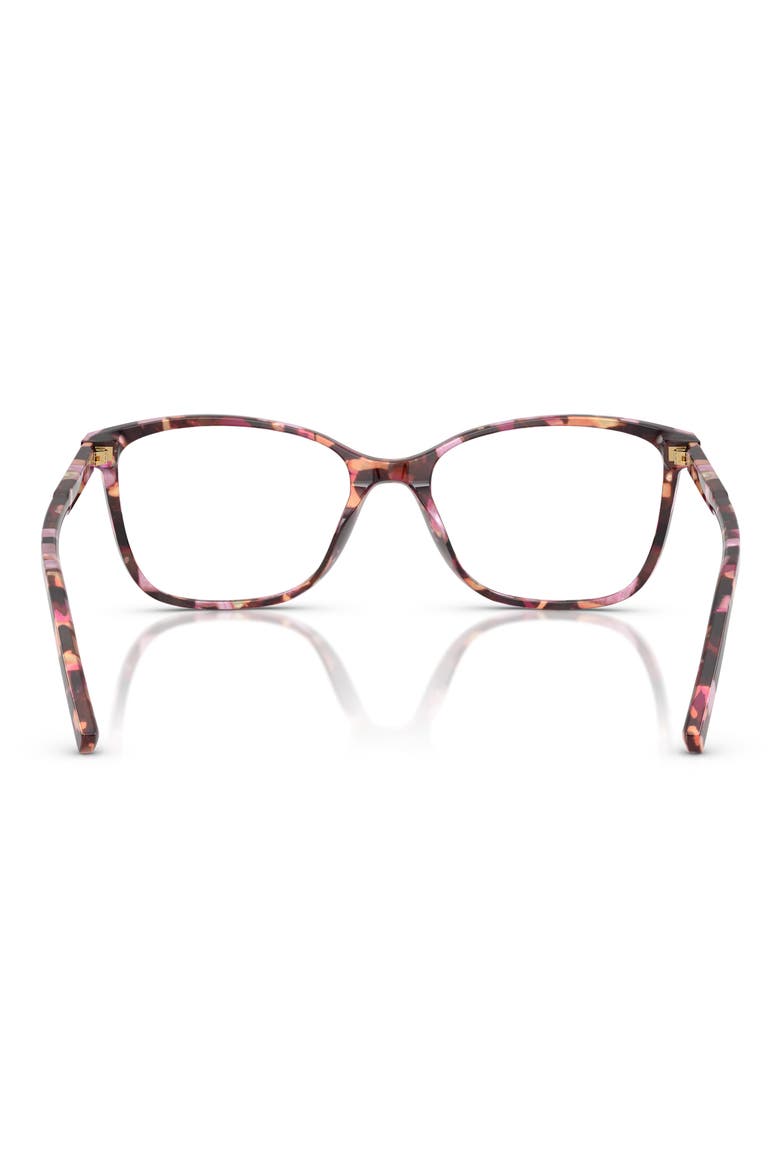 54mm Rectangular Optical Glasses, Alternate, color, HAVANA PINK PEARL / DEMO LENS