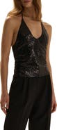 Favorite Daughter The Worth It Sequin Halter Top
