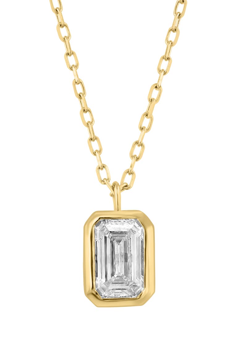 Lab-Grown Diamond Pendant Necklace, Main, color, GOLD