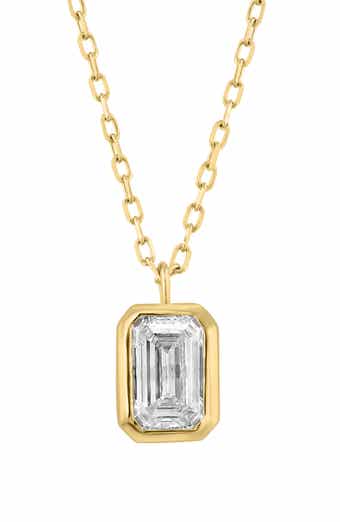 Lab-Grown Diamond Pendant Necklace