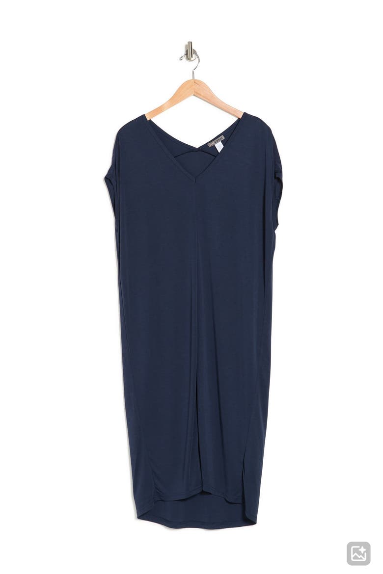 Barcelona Tunic Midi Dress, Alternate, color, NAVY BLAZER