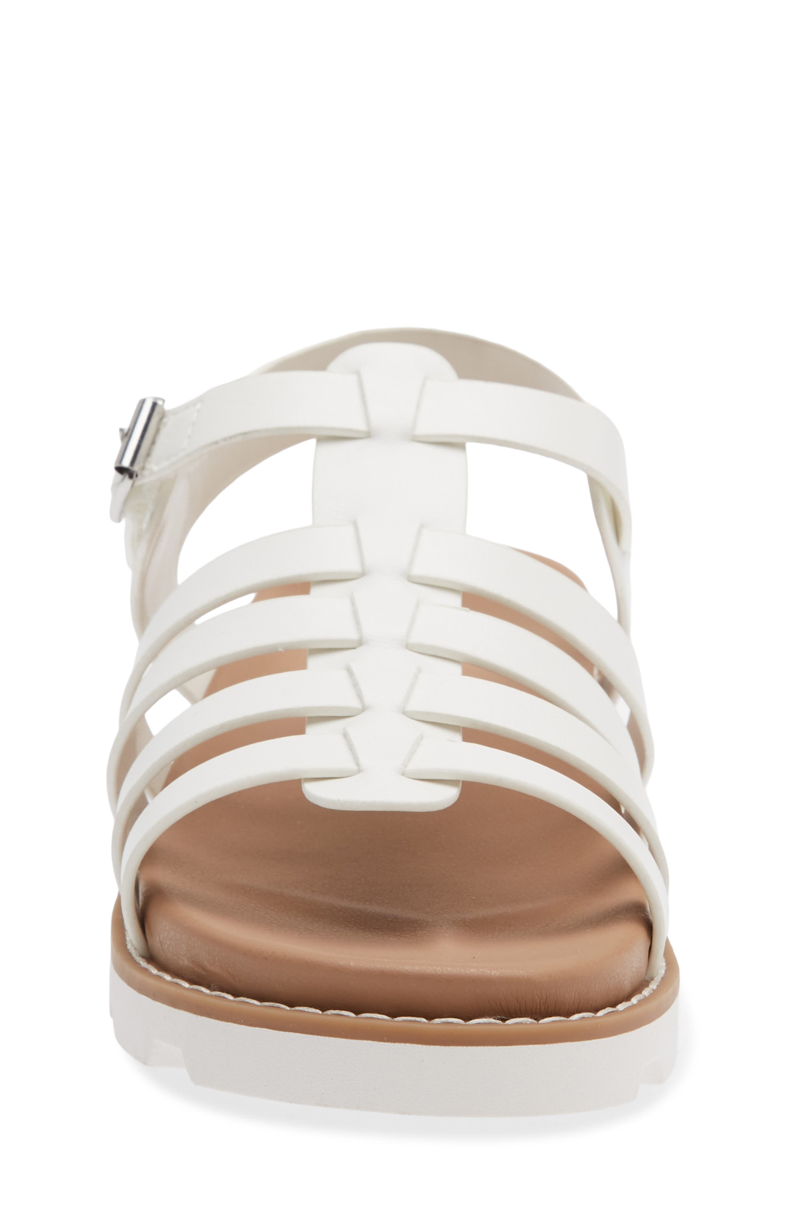 NORDSTROM RACK Kids' Natalia Gladiator, Alternate, color, White