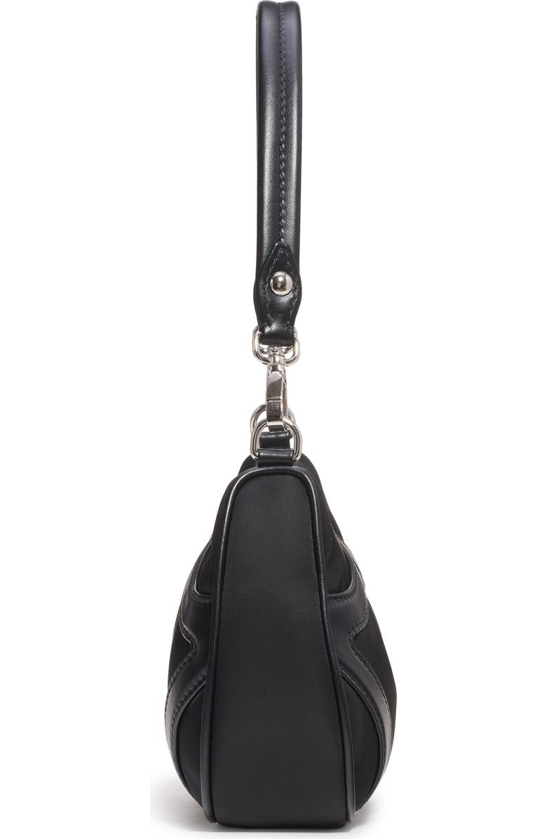 Prada Nylon & Leather Baguette Bag, Alternate, color,