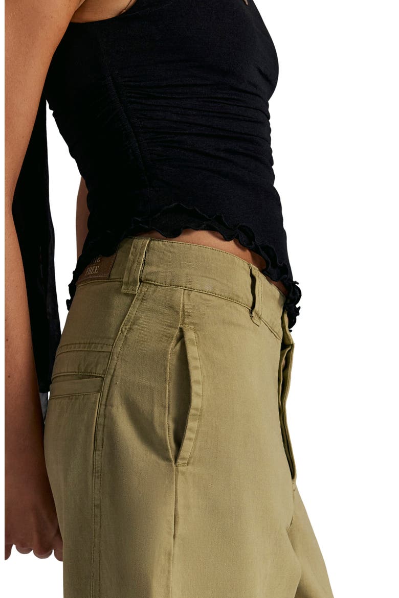 Lay Down Ankle Wide Leg Chinos, Alternate, color, ALOE