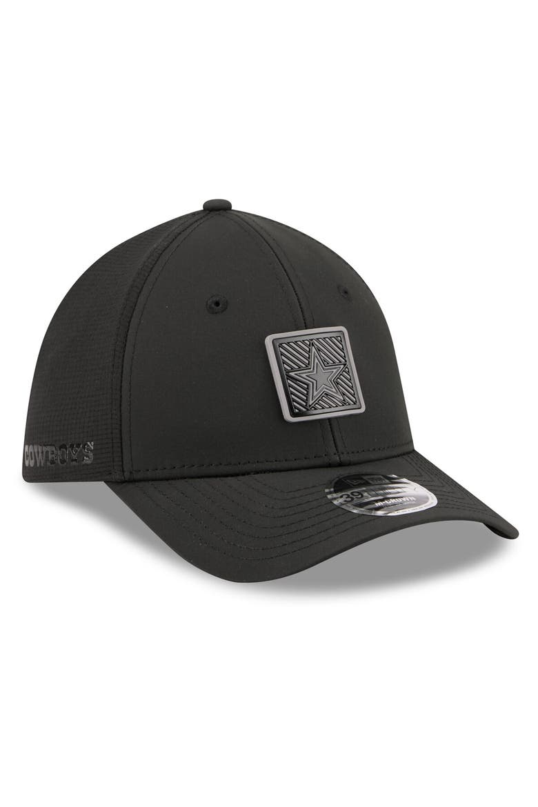 Men's New Era  Black Dallas Cowboys 2026 NFL Training Camp 39THIRTY Flex Hat, Main, color, Black