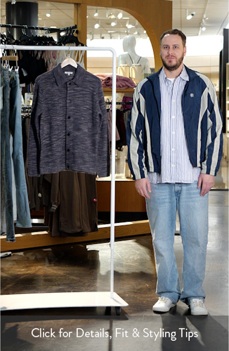 Space Dyed Wool Blend Sweater Shirt, sales video thumbnail