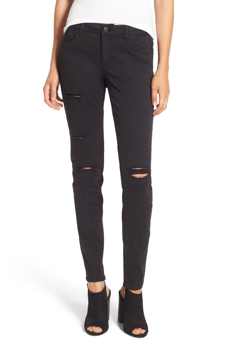 BP. Destroyed Skinny Jeans, Main, color, 
