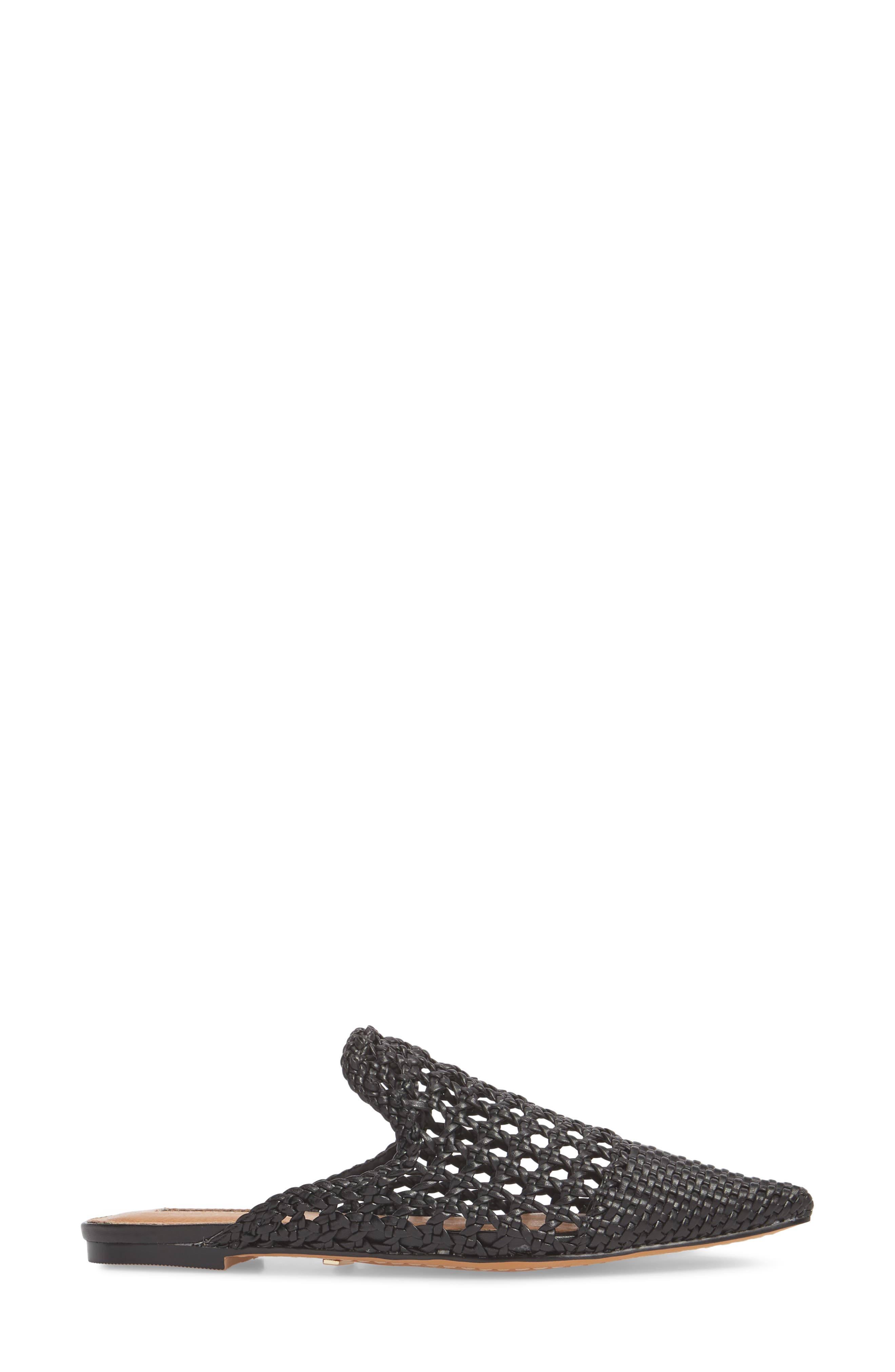 Topshop Knot Woven Mule, Alternate, color, 