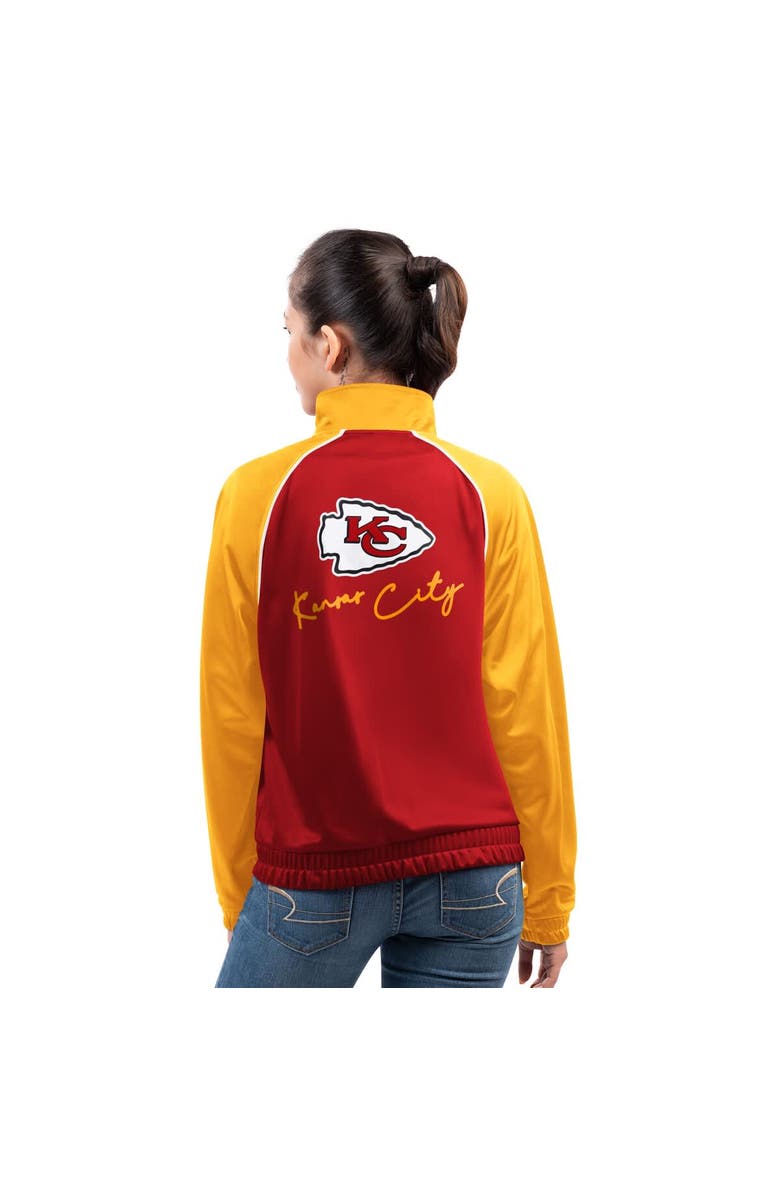G-III 4HER BY CARL BANKS Women's G-III 4Her by Carl Banks Red Kansas City Chiefs Replay Full-Zip Track Jacket, Alternate, color, Red