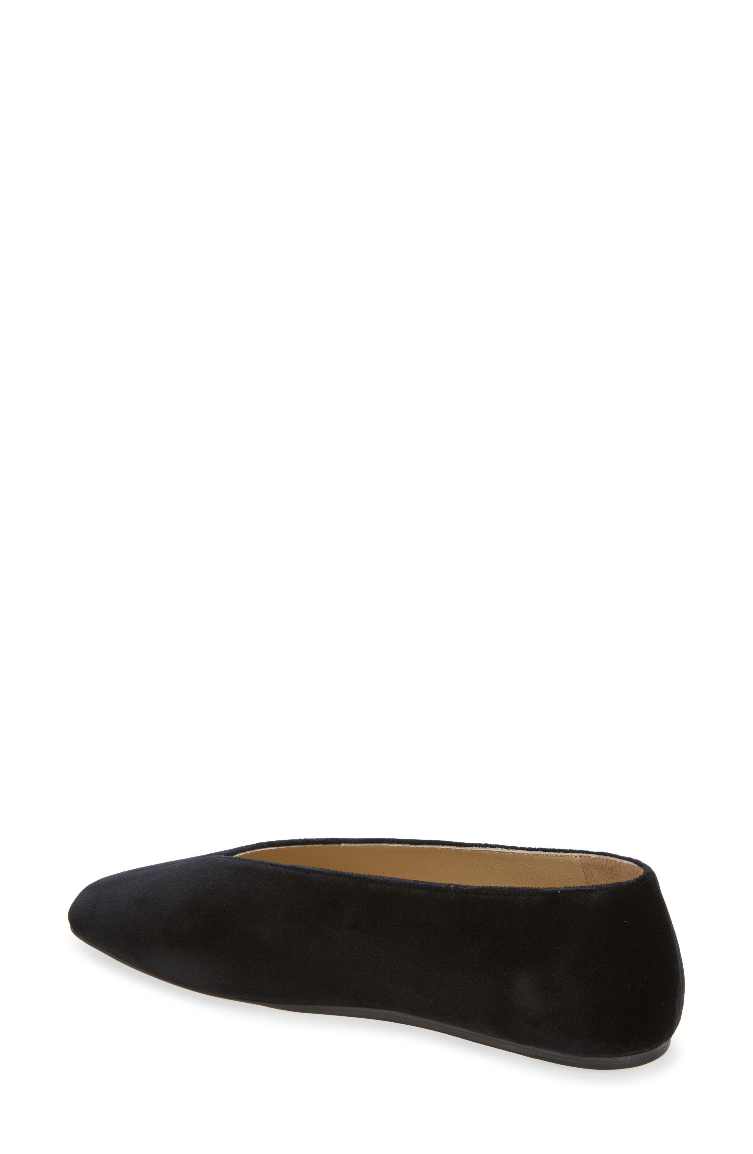 Olympia Velveteen Slipper, Alternate, color, BLACK