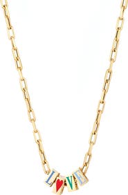 Adina Reyter Big Bead LOVE Necklace