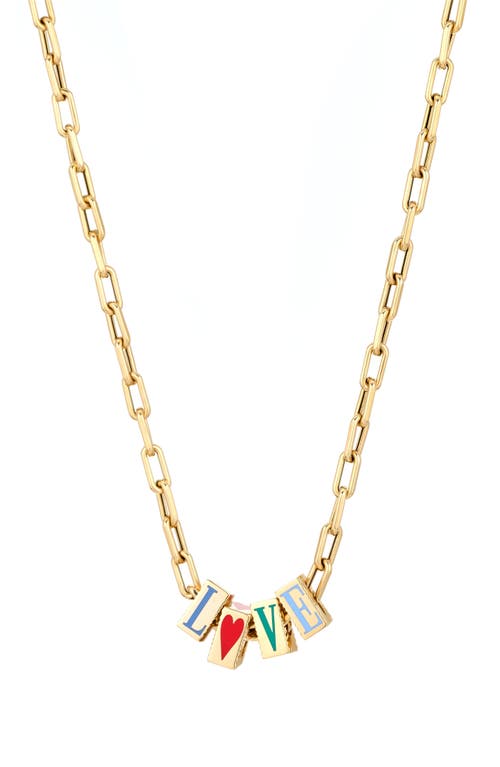 Adina Reyter Big Bead LOVE Necklace in Mixed  product