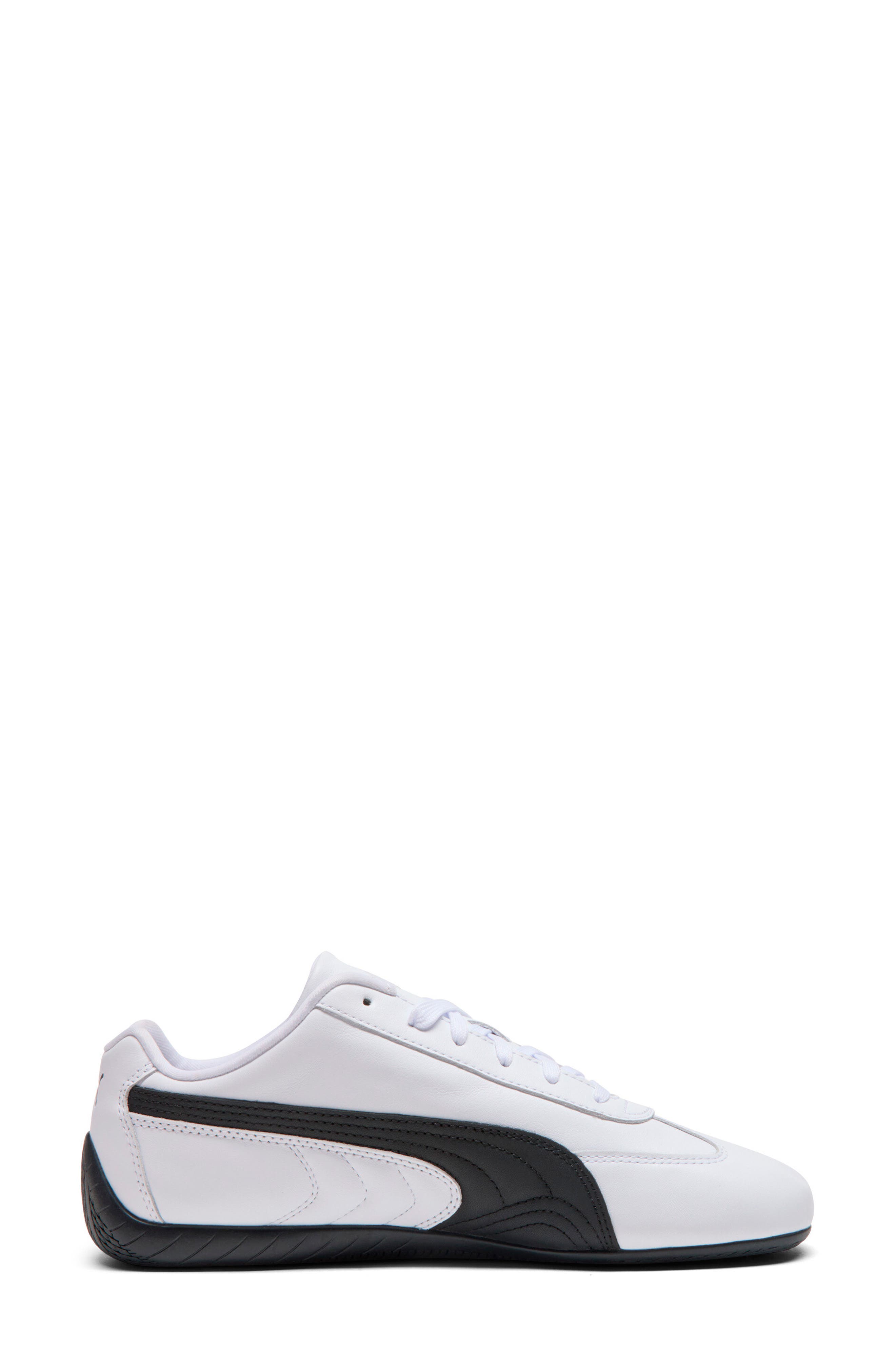 PUMA Speedcat Full Leather Sneaker, Alternate, color, Puma White/ Puma Black